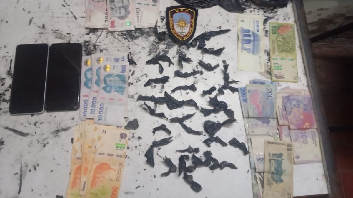 Un metalúrgico fue detenido con drogas listas para la venta y dinero en Las Heras