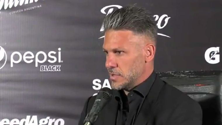 Demichelis y una llamativa razón para explicar el empate de River en Santa Fe Foto: Captura ESPN