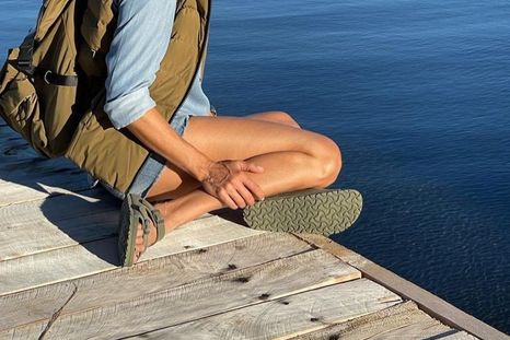 El look deportivo de Juliana Awada. El look deportivo de Juliana Awada.