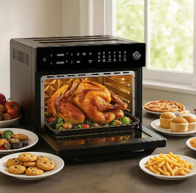 El reemplazo de la freidora de aire. Fuente. Megatone. El reemplazo de la freidora de aire. Fuente. Megatone.