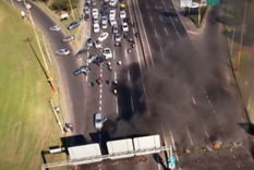tras 4 horas de caos vehicular, se levanto el corte en la autopista ricchieri tras 4 horas de caos vehicular, se levanto el corte en la autopista ricchieri