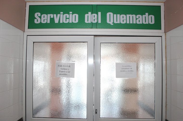 El joven fue asistido por personal del SEC y trasladado al hospital Schestakow