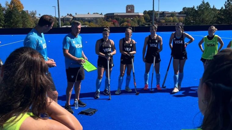Las Leonas siguen trabajando de cara al FIH Pro League. 