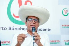 Roberto Sánchez, candidato a presidente de Perú.