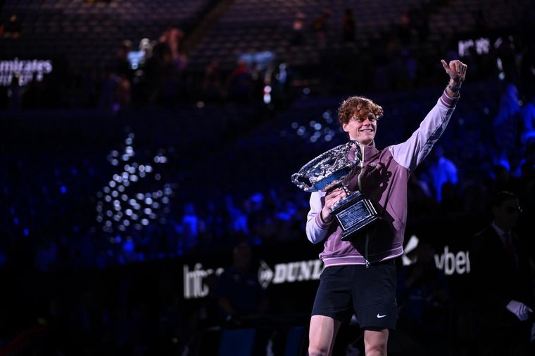 El italiano se quedó con la corona en el primer Grand Slam del año. Foto: EFE