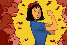 La controversia sobre las declaraciones de Yang Li ponen de manifiesto el difícil camino del feminismo en China. Foto: AFP