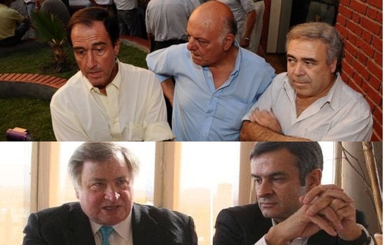 Iglesias - Jaliff - Giner; abajo, Gottardini - Rosales