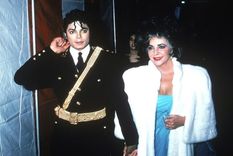 Liz Taylor y Michael Jackson. Foto: Pinterest - @The one & only MJJ