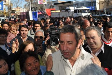 MDZol | Cobos busca esta vez el apoyo de los empresarios. Foto: Pachy Reynoso / MDZ