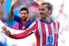 Griezmann superó a Messi en una marca histórica del fútbol español. Foto: EFE