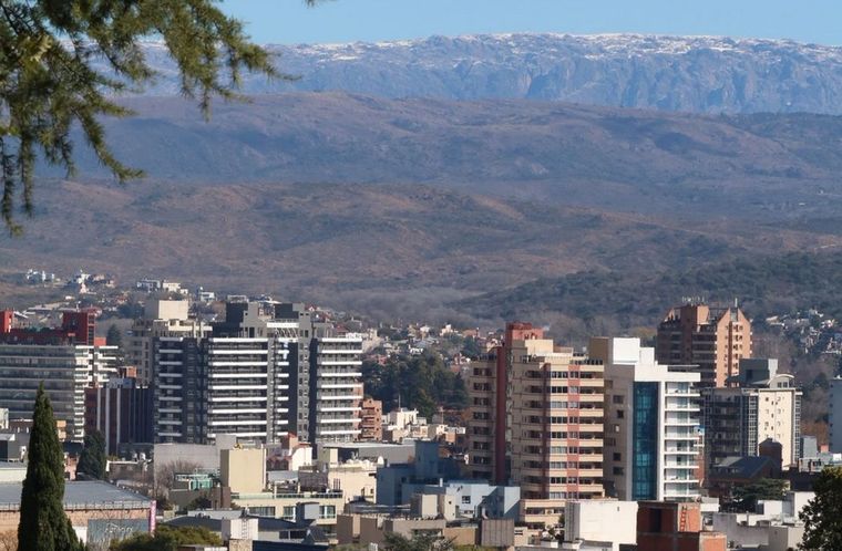 Nevadas sobre las Altas Cumbres en Cördoba. Foto: Luis Tórtolo