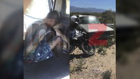 El sospechoso que fue detenido tras la persecución y el Ford Falcon secuestrado. El sospechoso que fue detenido tras la persecución y el Ford Falcon secuestrado.