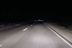 en la Ruta Provincial N°6, a la altura de Paso Córdoba, en la ciudad de General Roca. Foto: X