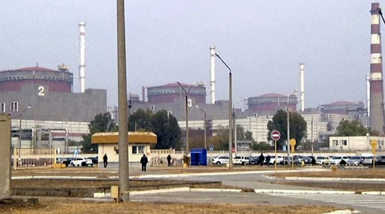 La central nuclear Zaporiyia, en peligro. Foto: BalticNews.