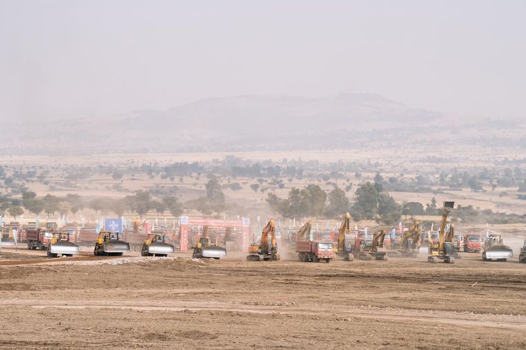 Comenzaron las obras en el futuro aeropuerto de Etiopía.&nbsp;
