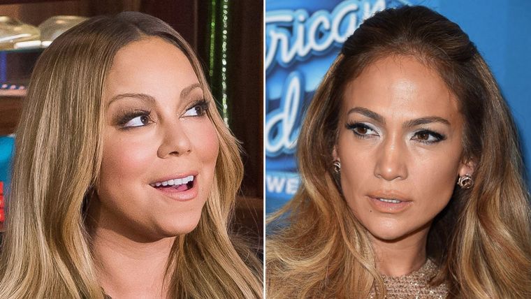 MARIAH CAREY, JENNIFER LOPEZ LAS DIVAS POP NUNCA TUVIERON UNA BUENA RELACIÓN Foto: ABC NEEWS
