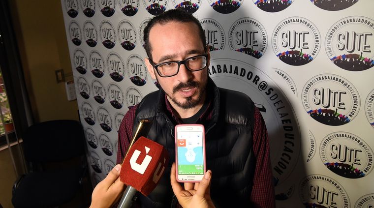 Sebastián Henríquez le envió una dura carta a Carina Sedano, flamante secretaria general del SUTE Foto: ALF PONCE MERCADO / MDZ