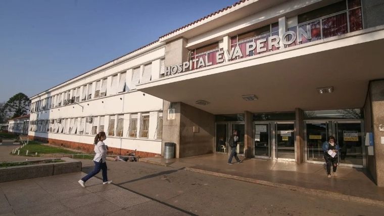 La víctima fue trasladada al Hospital Eva Perón, donde falleció. Foto: NA