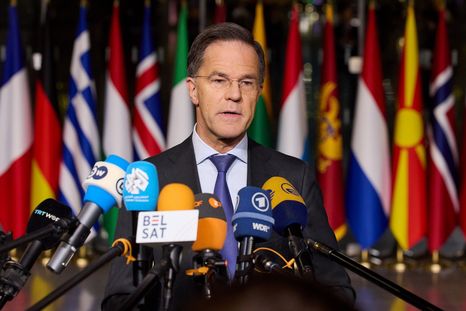 Mark Rutte, titular de la OTAN, sopesa la postura de Vladimir Putin y de Rusia. Foto Dpa