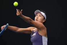 Peng Shuai no ha sido vista en público desde que acusó a un alto funcionario chino. Foto: GETTY IMAGES
