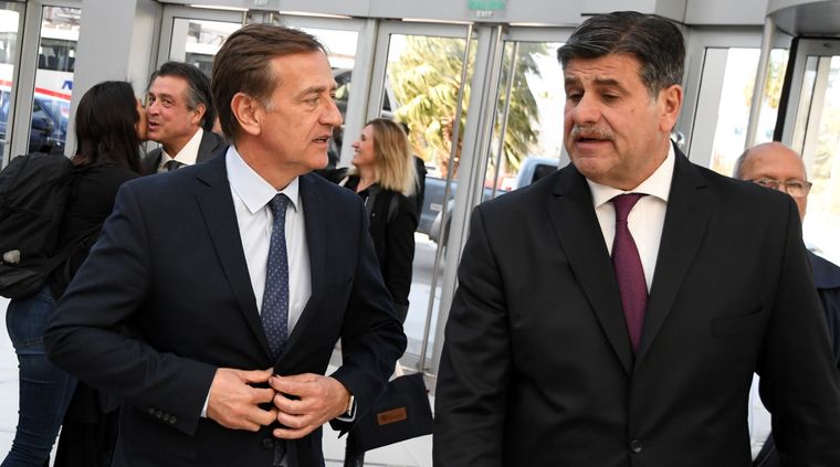 Mario Abed junto al gobernador Foto: ALF PONCE MERCADO / MDZ