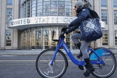 ciclista Nueva York Los ciclistas no tienen protección en Nueva York. Foto: Efe. ciclista Nueva York Los ciclistas no tienen protección en Nueva York. Foto: Efe.
