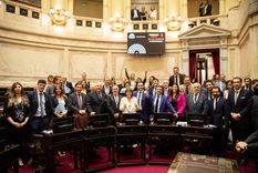 El bloque de La Libertad Avanza en el Senado se mostró triunfal tras la aprobación de la reforma laboral.