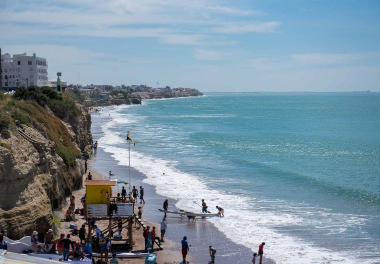 Las grutas, una de las playas patagónicas más conocidas Foto: La Ruta Natural