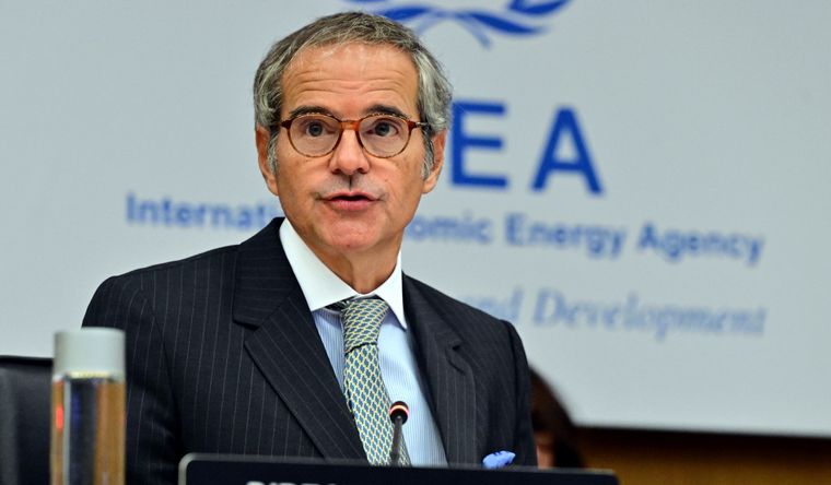 Irán busca acordar con el director general del Organismo Internacional de la Energía Atómica (OIEA), Rafael Grossi. Foto Dpa