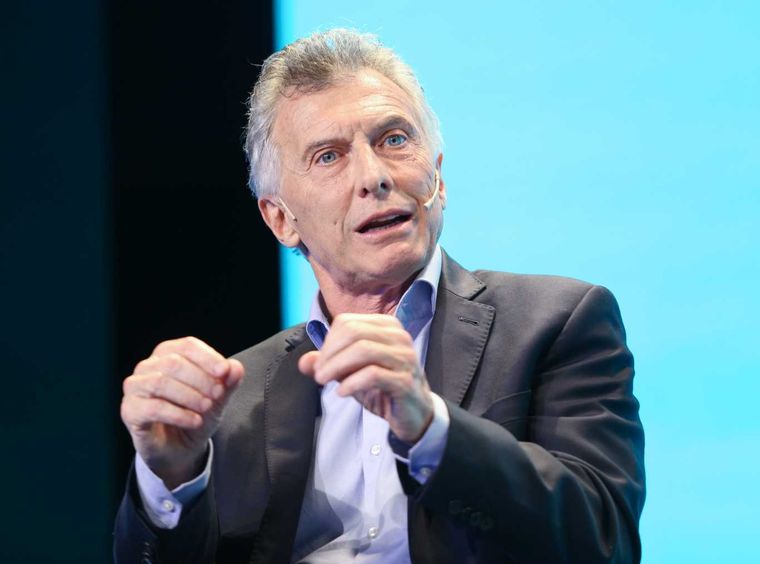 Mauricio Macri presentó su libro en La Rural Foto: Noticias Argentinas