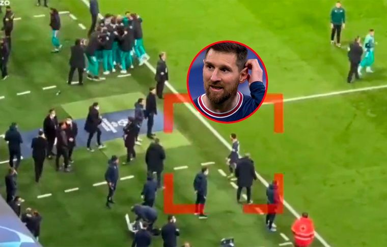 La triste reacción de Messi al quedar eliminado de la Champions League con el PSG.
