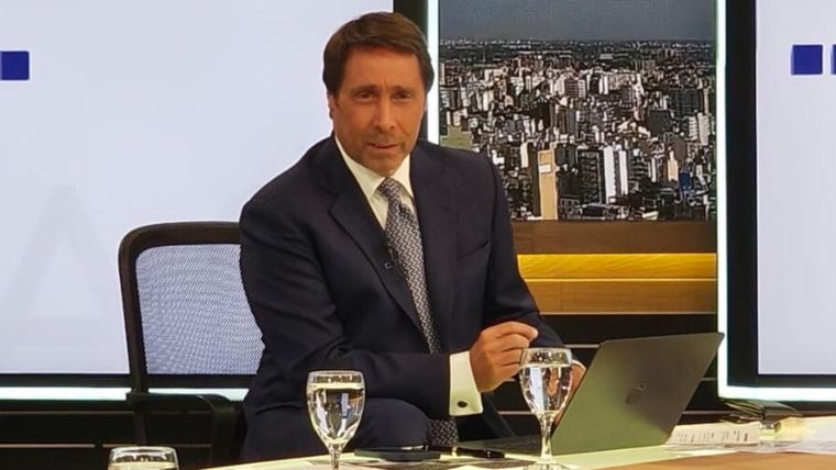 El pico de rating de Eduardo Feinmann en A24. Foto: Instagram @eduardofeinmann