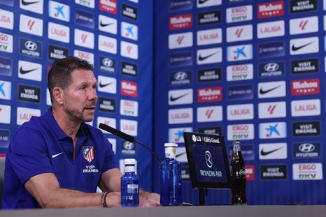 El técnico argentino habló antes del partido ante Villarreal. El técnico argentino habló antes del partido ante Villarreal.