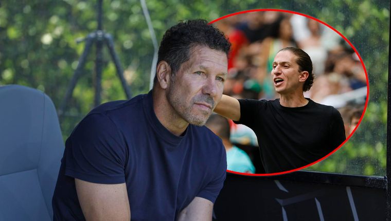 Filipe Luis habló sobre las cualidades del Cholo Simeone como DT.