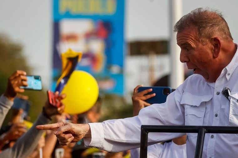 Javier Milei recibirá al opositor venezolano reconocido internacionalmente como legítimo ganador de las elecciones presidenciales pasadas. Foto: EFE