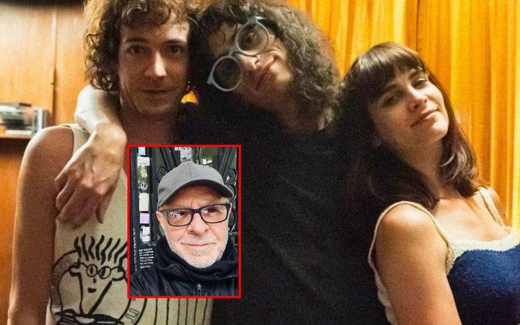 León Gieco Al artista lo borraron de una histórica foto. Foto: Instagram León Gieco / Cortesía Netflix