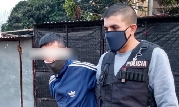 Violento El hombre fue detenido rápidamente. Foto: Crónica.