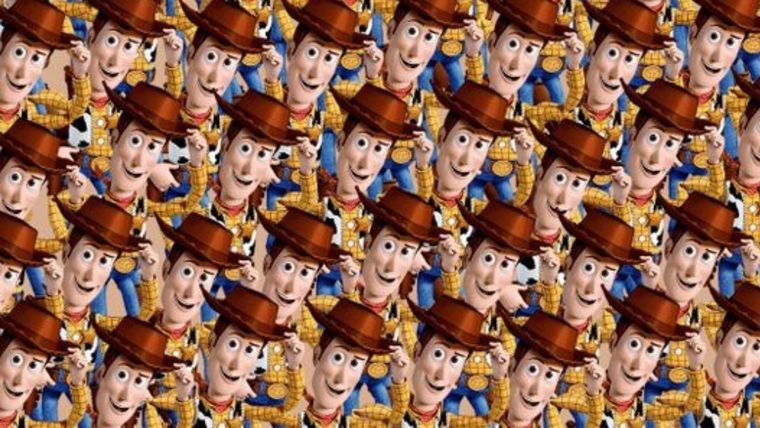 Acertijo visual, reto visual, ToyStory Pinterest