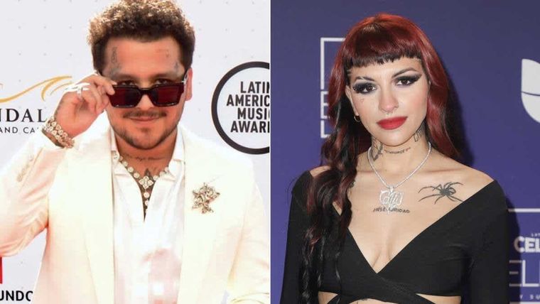 CHRISTIAN NODAL Y CAZZU LOS ARTISTAS SE AMAN CADA DÍA MÁS. Foto: ARCHIVO