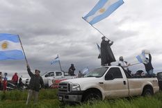 El conflicto de la familia Etchevehere ha provocado protestas de productores en Entre Ríos. Foto: Télam