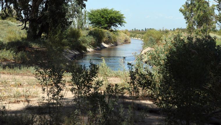 La obra está a cargo del Departamento General de Irrigación.