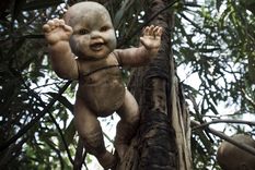 la espeluznante isla de las munecas