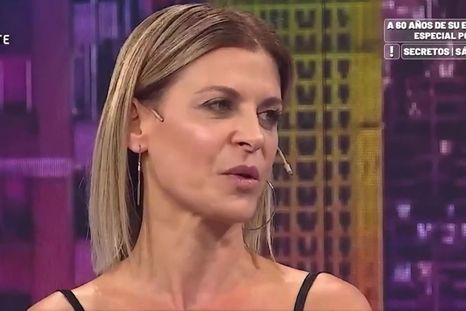 Eugenia Tobal y una previa accidentada. Foto: Captura de TV