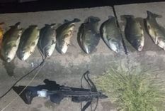 El operativo tuvo lugar en el acceso al dique El Tunal.