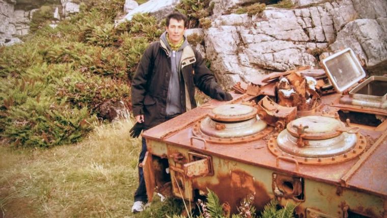 El reencuentro de Pedro con las zonas que recorrió durante la guerra. El reencuentro de Pedro con las zonas que recorrió durante la guerra.