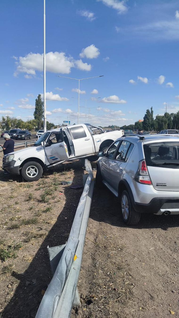 El accidente generó demoras en el tránsito. El accidente generó demoras en el tránsito.