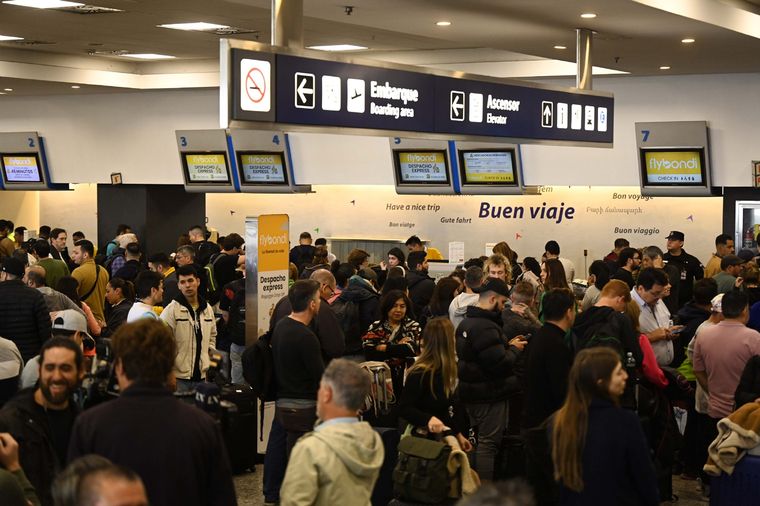 Habrá demoras y cancelaciones de vuelos en todo el país Foto: Telam