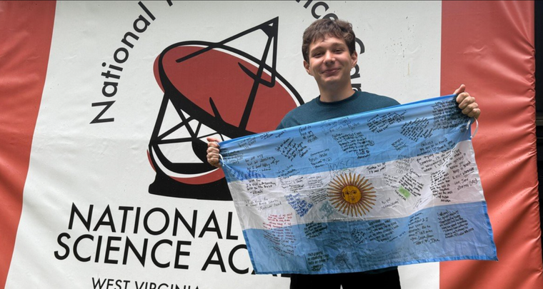 Gastón Díaz, el estudiante elegido para el premio Global Student Prize.
