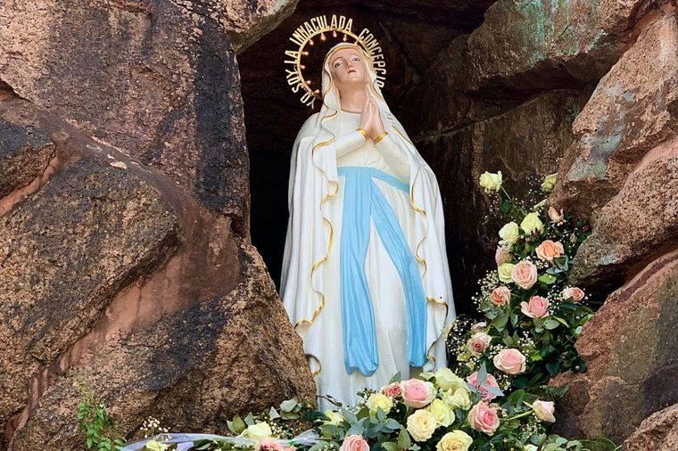 Nuestra Señora de Lourdes. Foto: Gentileza