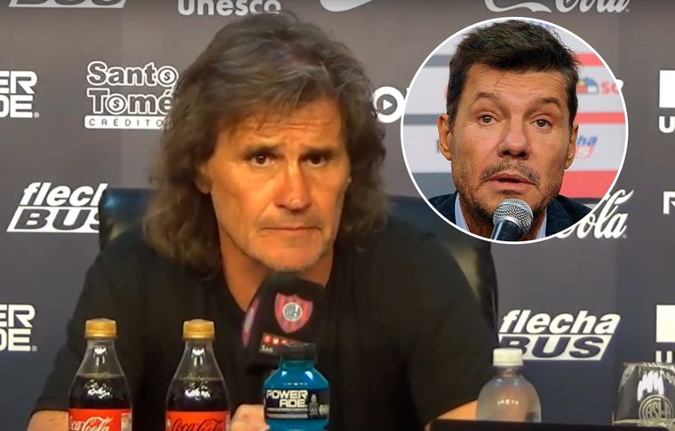 Rubén Darío Insúa El técnico del Ciclón dijo que Tinelli se robó todo en San Lorenzo.